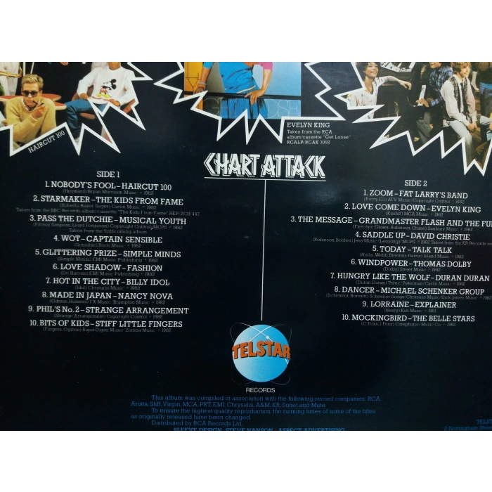 CHART ATTACK VARIOUS HITS LP
