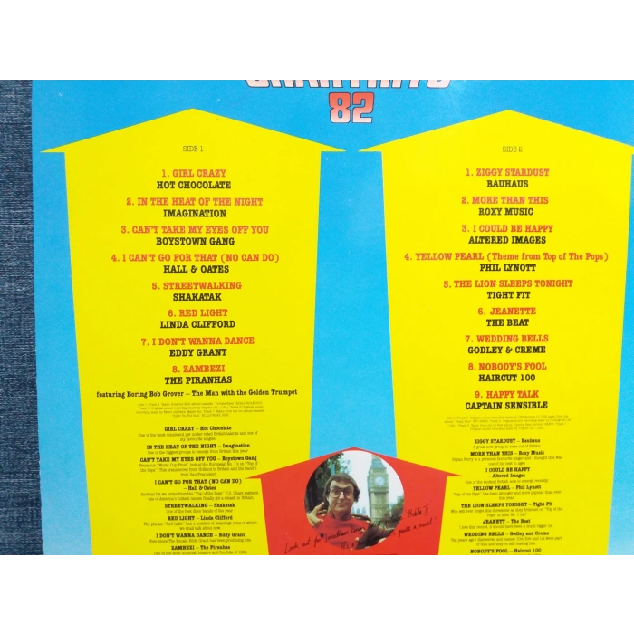 CHART HITS 82 MUSIC LP