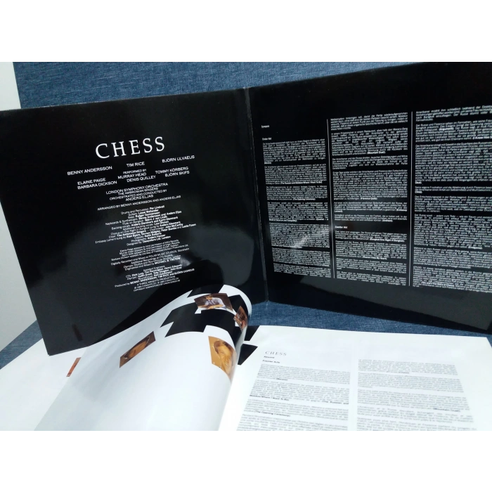 CHESS (ABBA) FILM MUSICAL LONDON SYM 2 LP