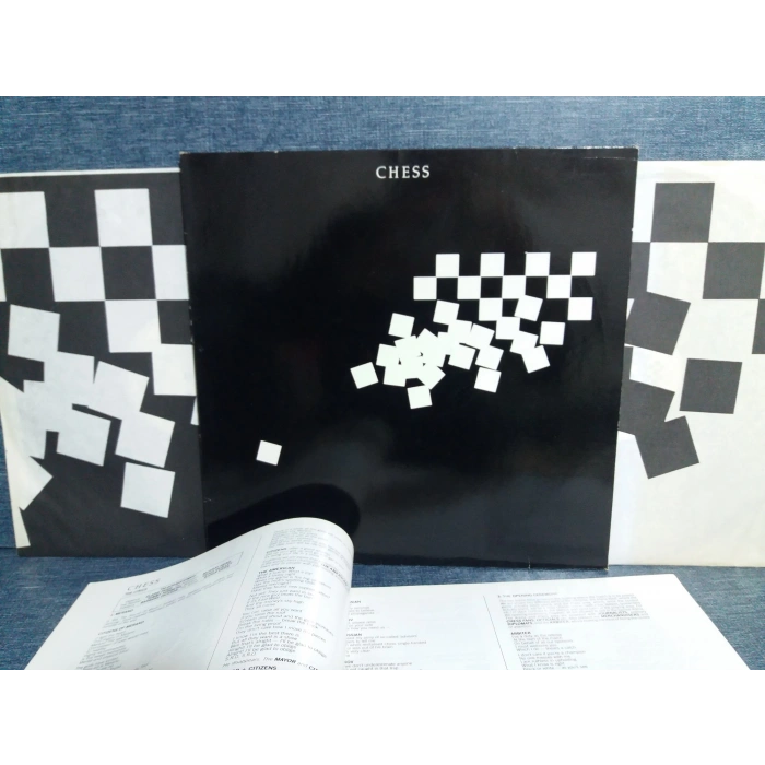 CHESS (ABBA) FILM MUSICAL LONDON SYM 2 LP