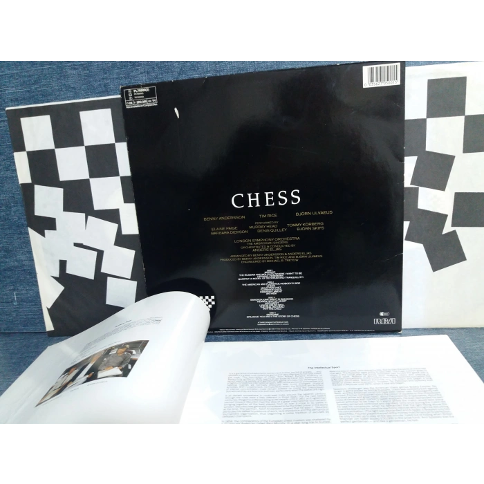 CHESS (ABBA) FILM MUSICAL LONDON SYM 2 LP