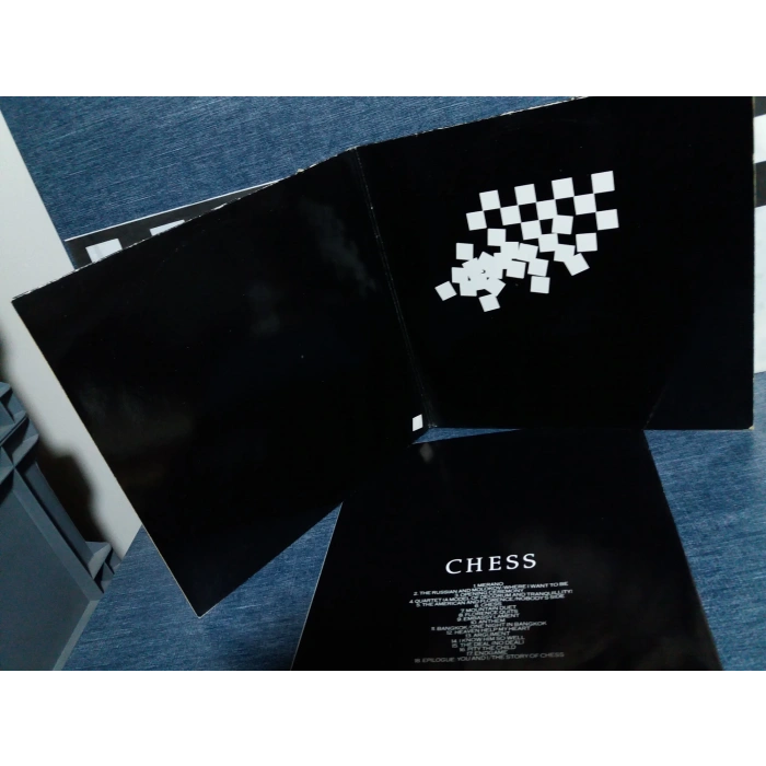 CHESS (ABBA) FILM MUSICAL LONDON SYM 2 LP