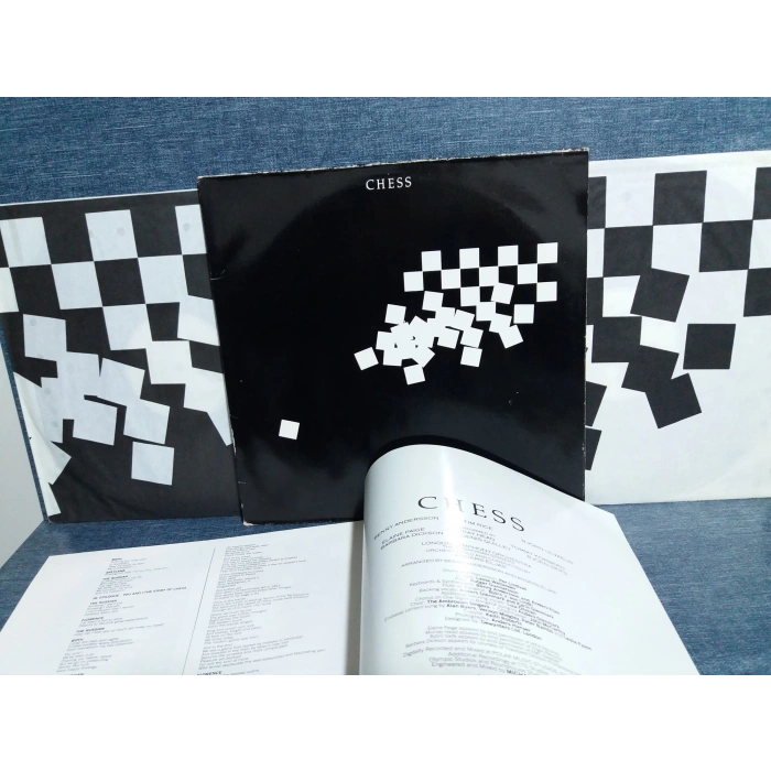 CHESS (ABBA) FILM MUSICAL LONDON SYM 2 LP