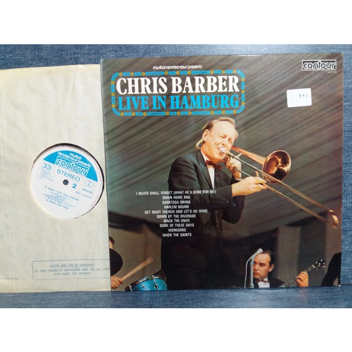 CHRIS BARBER LIVE IN HAMBURG  MUSIC LP
