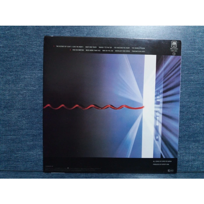 CHRIS DE BURGH MAN ON THE LINE MUSIC LP