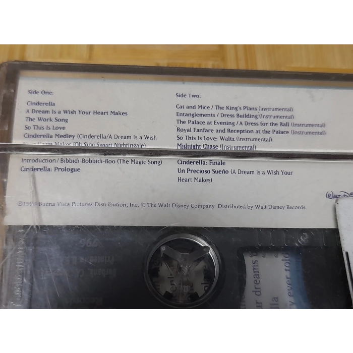 CINDERELLA SOUNDTRACK FILM  MÜZİK KASET