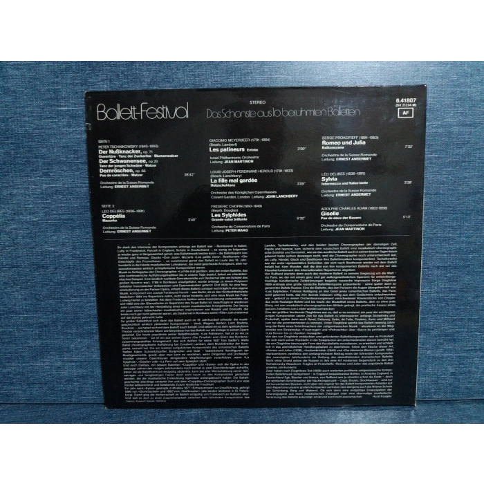 CLASIC BALLET FESTICAL MUSIC LP