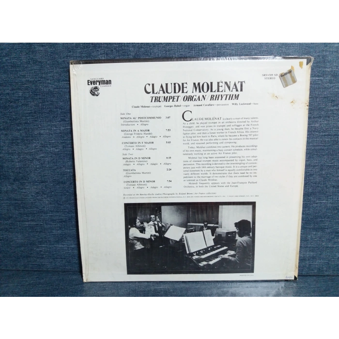 CLAUDE MOLENAT TRUMPET ORGAN RHYTHM CLASSIC JAZZ
