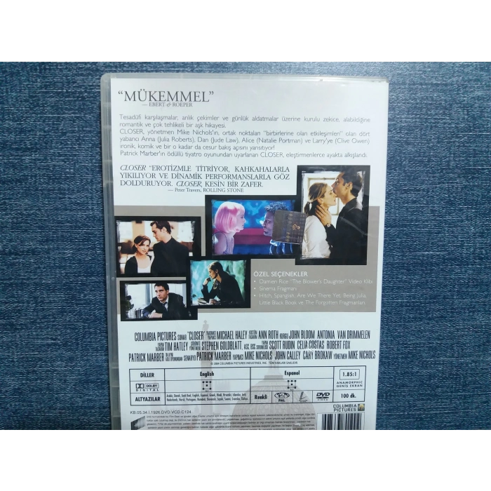 CLOSER DVD FİLM