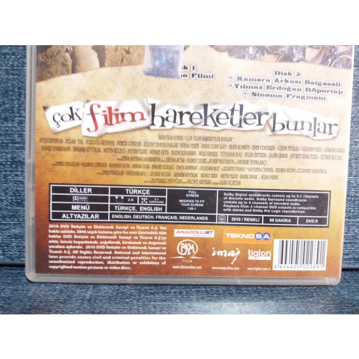 ÇOK FİLİM HAREKETLER BUNLAR DVD FİLM  ( 2 DISK )