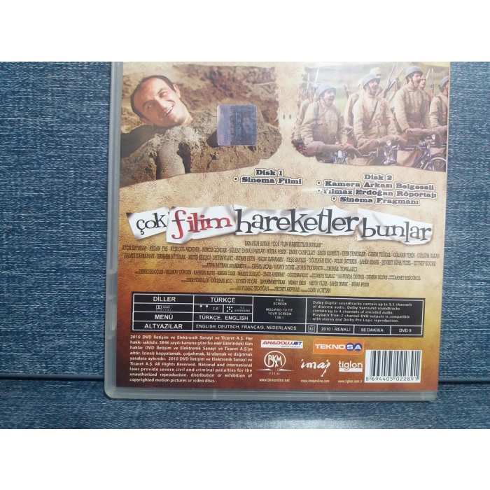 ÇOK FİLM HAREKET BUNLAR DVD FİLM (2 DISK)