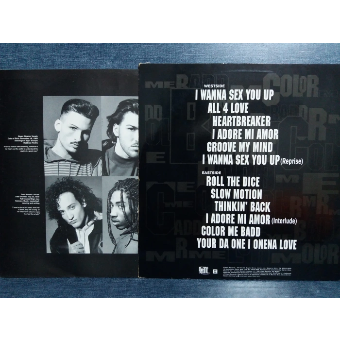 COLOR ME BADD I WANNA SEX YOU UP MUSIC LP