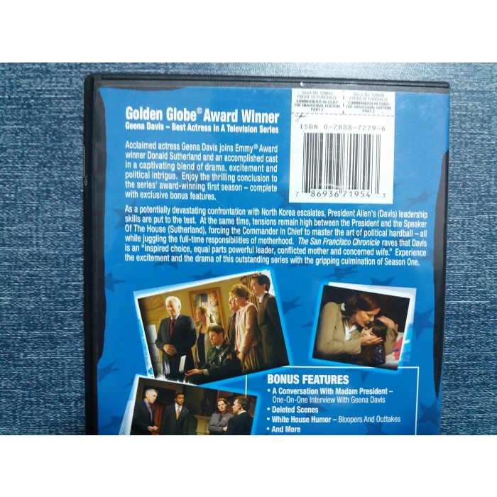 COMANDER IN CHIEF DVD FİLM ( İNGİLİZCE - 2 DISK )