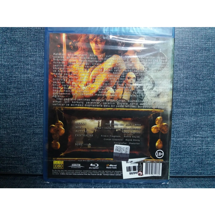 CONAN THE BARBARIAN FİLM BLURAY (SIFIR) 3D