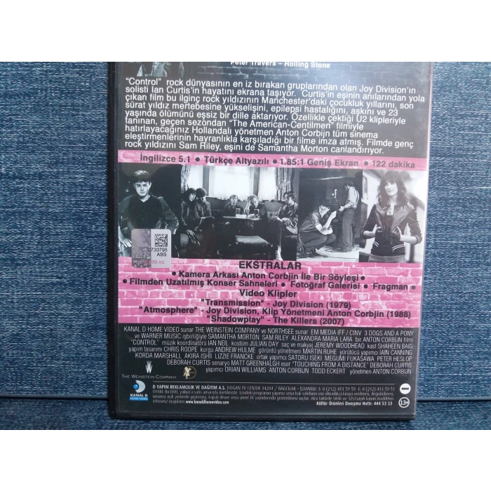 CONTROL JOY DIVISION DVD FİLM