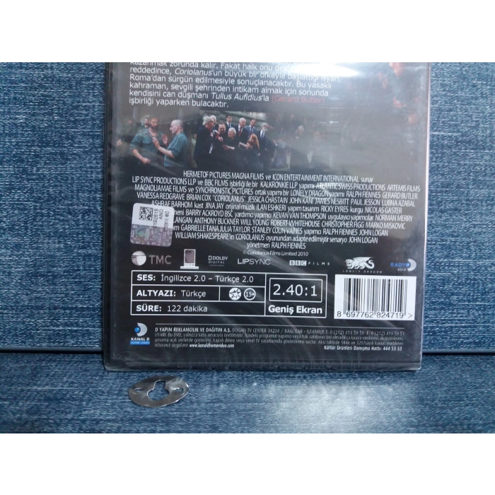 CORIOLANUS DVD FİLM (SIFIR)