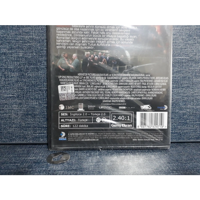 CORIOLANUS DVD FİLM (SIFIR)