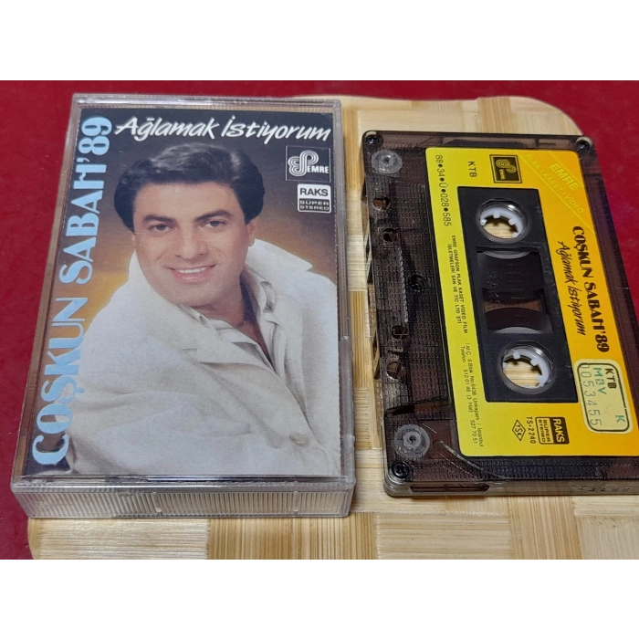 COŞKUN SABAH AĞLAMAK İSTİYORUM MÜZİK KASET