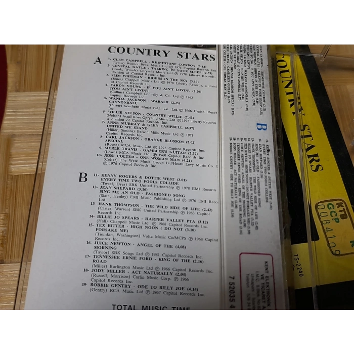 COUNTRY STARS MÜZİK KASET