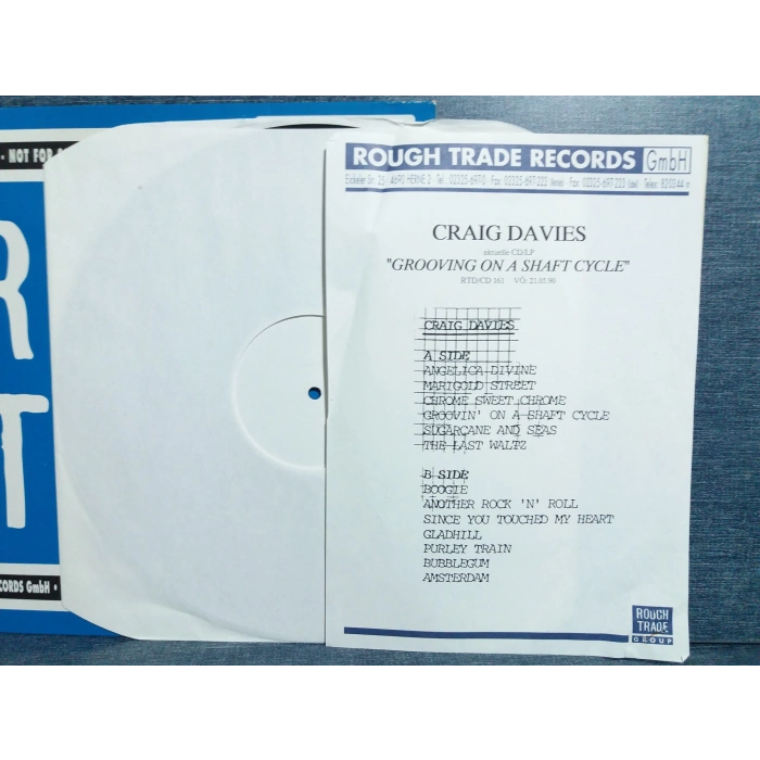 CRAIG DAVIES GROOVING ON A SHAFT CYCLE PROMO COPY