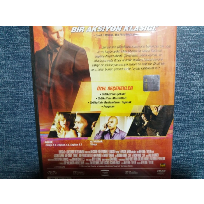 CRANK TETİKÇİ DVD FİLM (SIFIR)