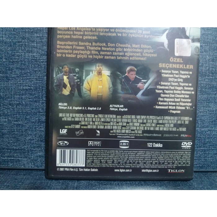 CRASH ÇARPIŞMA DVD FİLM