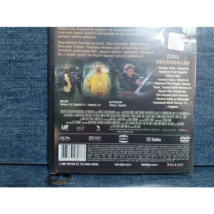 CRASH ÇARPIŞMA DVD FİLM (SIFIR)