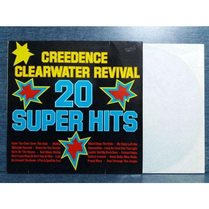 CREEDENCE CLEARWATER 20 SUPER HITS MUSIC LP