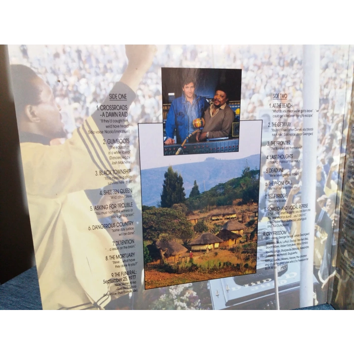 CRY FREEDOM SOUNDTRACK FILM AFRICAN MUSIC LP