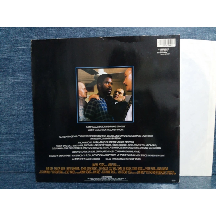 CRY FREEDOM SOUNDTRACK FILM AFRICAN MUSIC LP