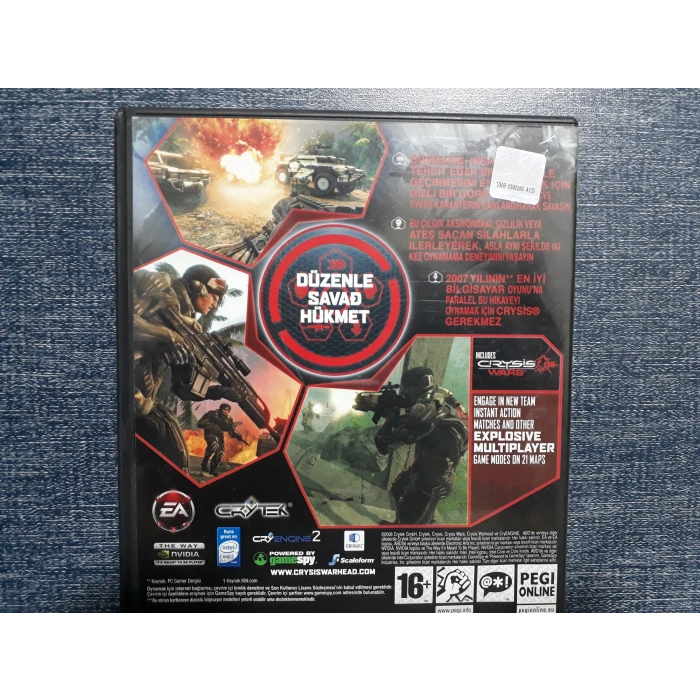 CRYSIS WARHEAD 2 DISCK PC OYUN