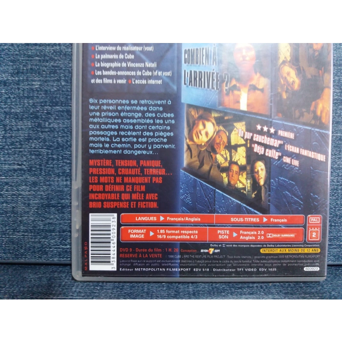 CUBE DVD FİLM (İNGİLİZCE)
