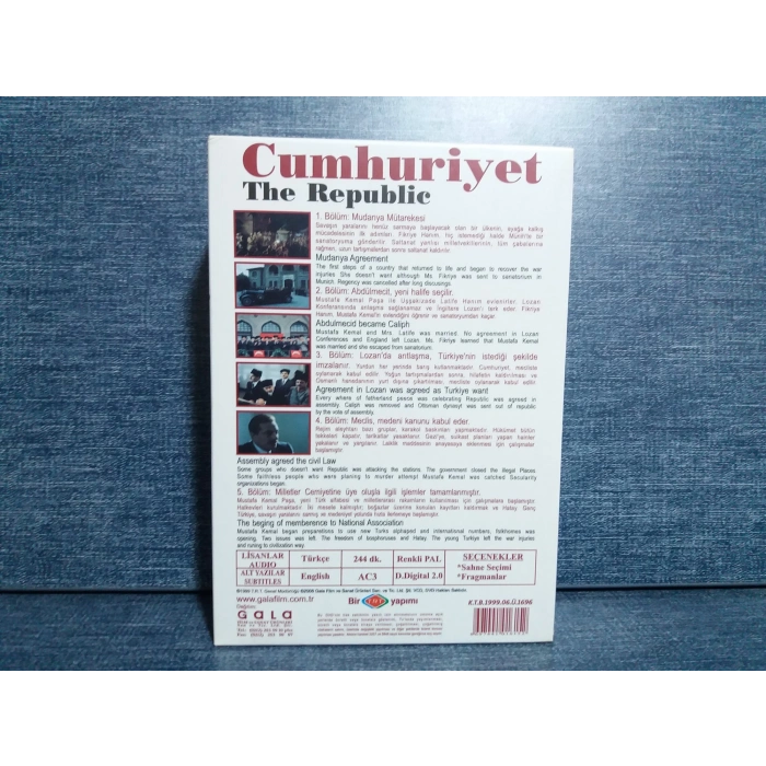 CUMHURİYET REBUPLIC 3 DVD BOX FİLM