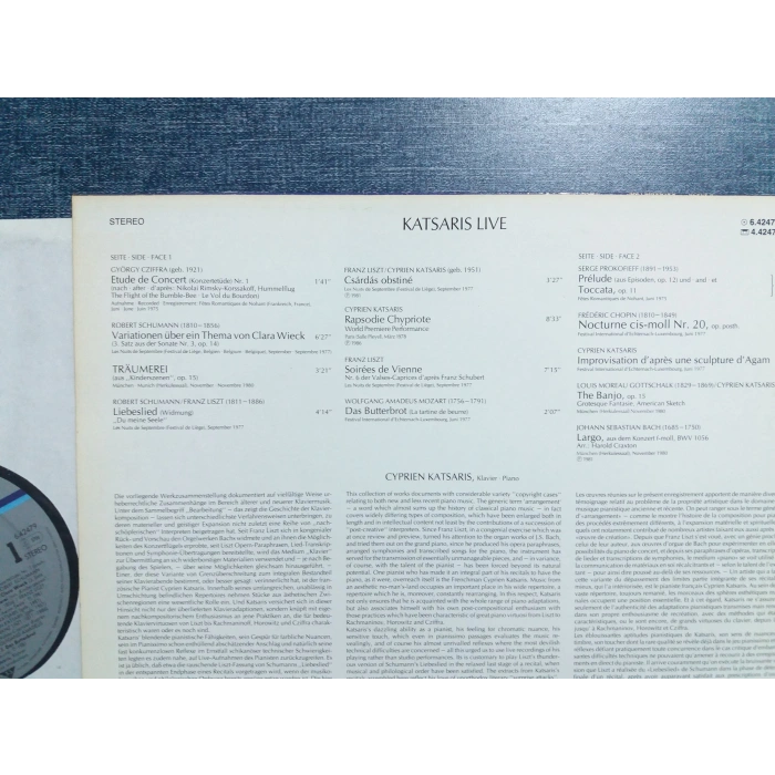 CYPRIEN KATSARIS LIVE MUSIC LP