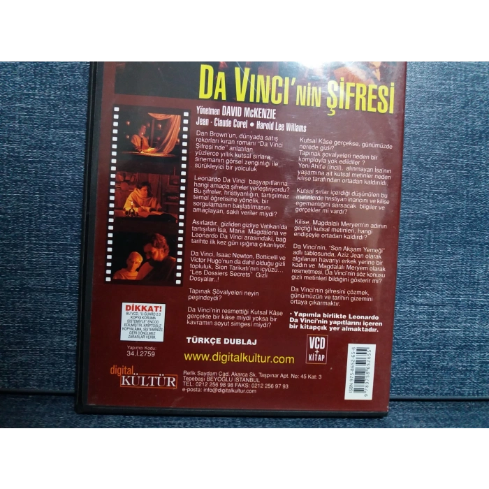 DA VINCI NIN ŞİFRESİ VCD FİLM