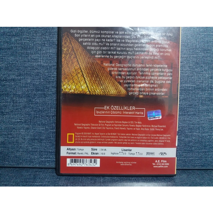 DA VINCININ ŞİFRESİ ÇÖZÜLDÜ DVD FİLM
