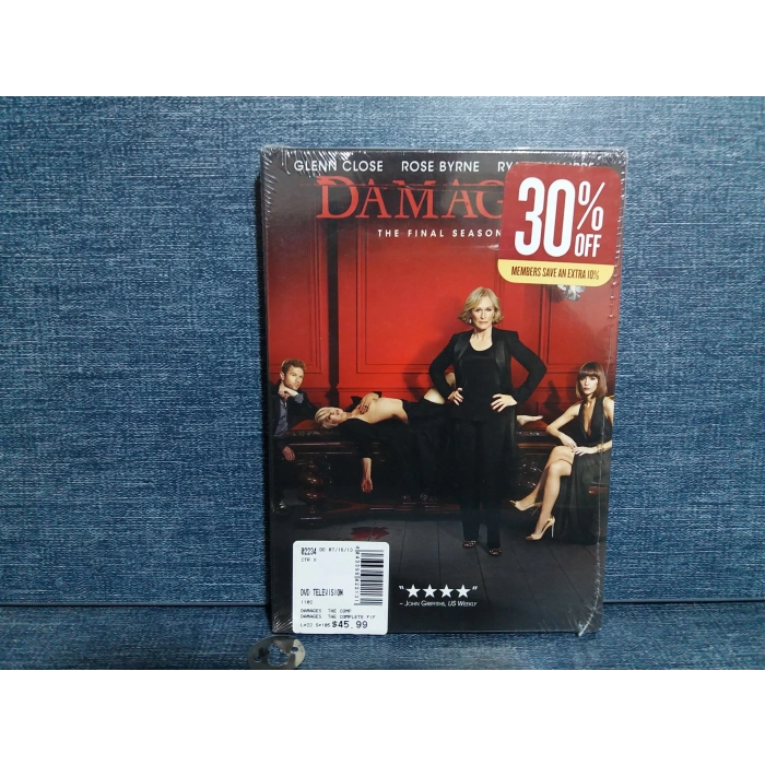 DAMAGES FINAL SEASON DVD FİLM (İNGİLİZCE-SIFIR-3 DISK)