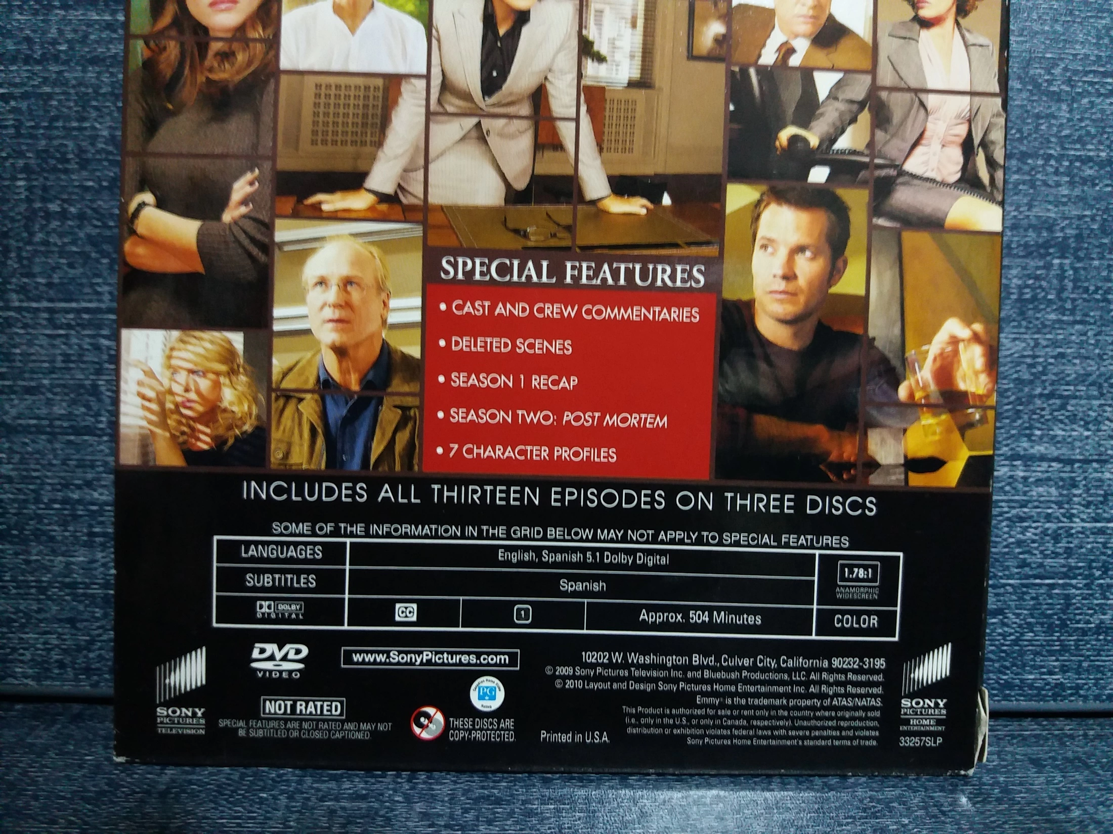 DAMAGES SECOND SEASON DVD FİLM (İNGİLİZCE-3 DISK)