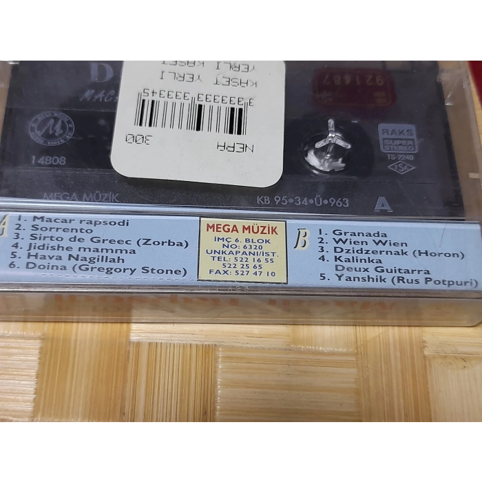 DARVAŞ MACAR RAPSODI MÜZİK KASET