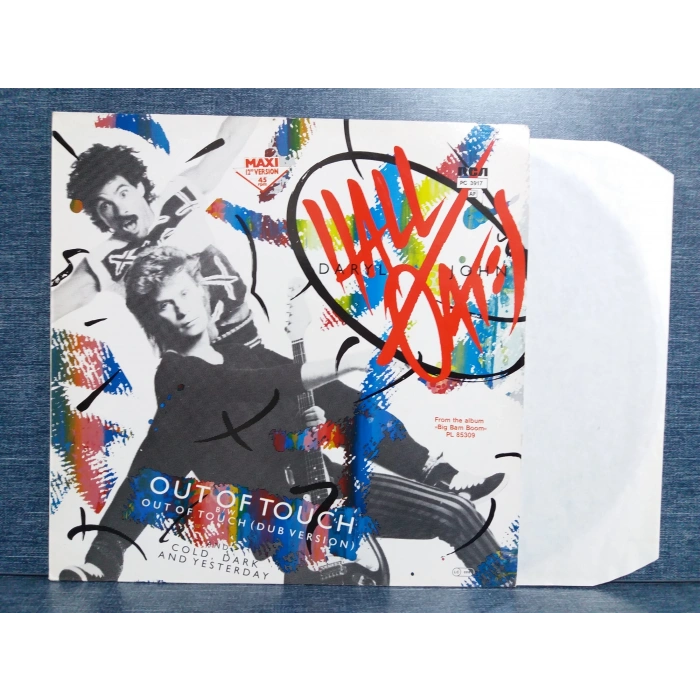 DARYL HALL JOHN OATES OUT OF TOUCH MAXI LP