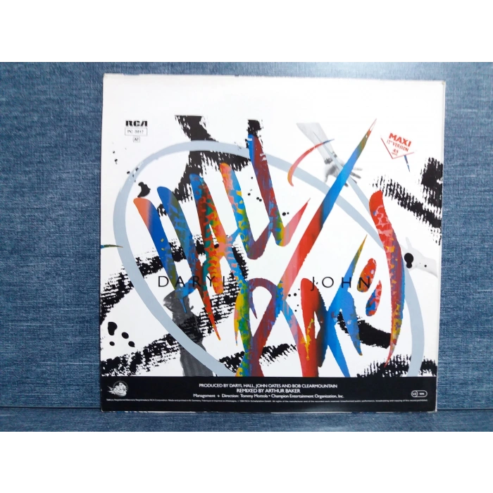 DARYL HALL JOHN OATES OUT OF TOUCH MAXI LP