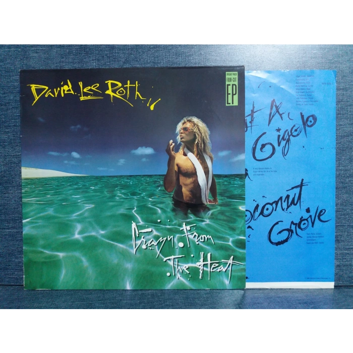 DAVID LEE ROTH CRAZY FROM THE HEAT  MAXI LP