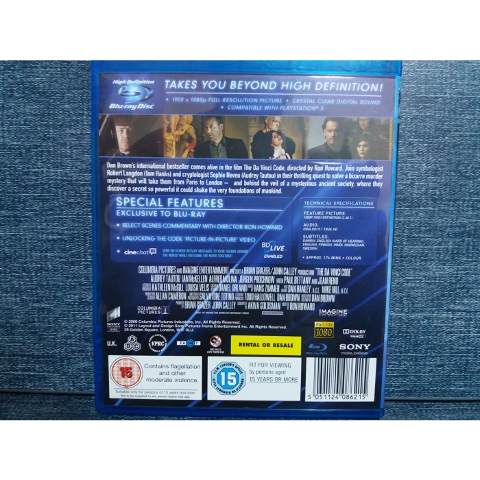 DAVINCI CODE  FİLM BLURAY (İNGİLİZCE)