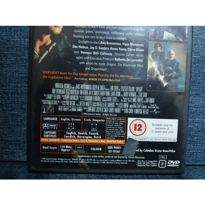 DAYLIGHT STALLONE DVD FİLM (İNGİLİZCE)