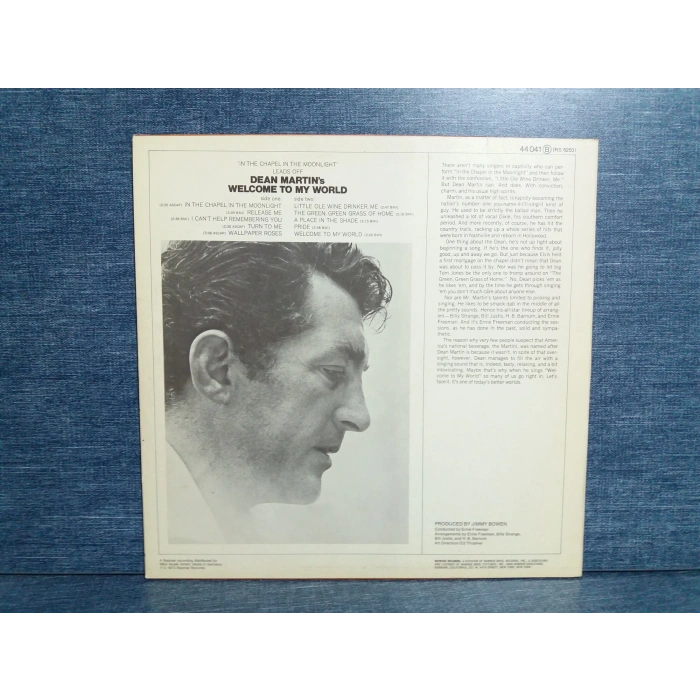 DEAN MARTIN WELCOME TO MY WORLD