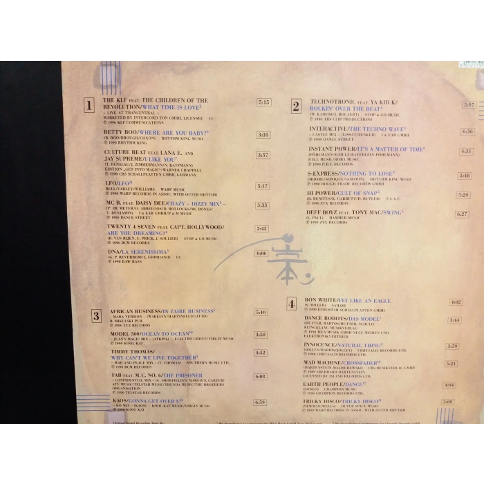 DEEP HEAT 1990 HITS 2 LP