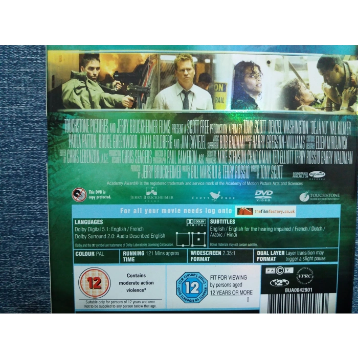 DEJAVU DVD FİLM (İNGİLİZCE)