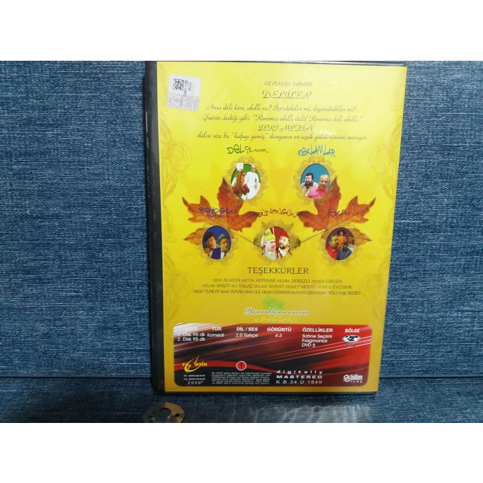 DELİLER  FİLM DVD (SIFIR- 2 CD)