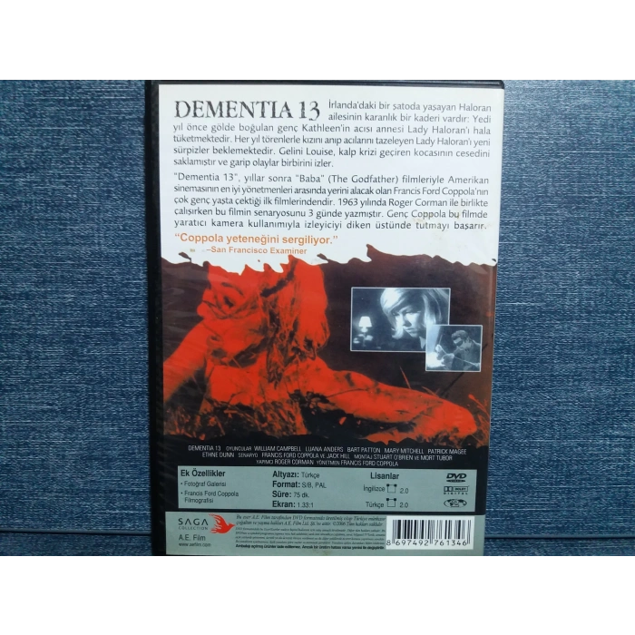 DEMENTIA 13 DVD FİLM