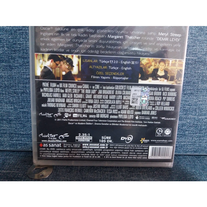 DEMİR LEYDİ DVD FİLM SIFIR